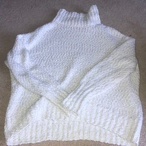 White cozy turtle neck